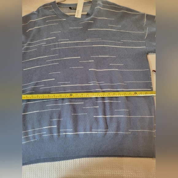 Bloomchic Blue Striped Men's Sweater - Picture 10 of 12